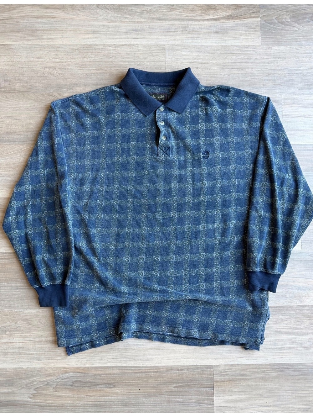 Vintage Timberland Weathergear Henley Polo Longsleeve Shirt